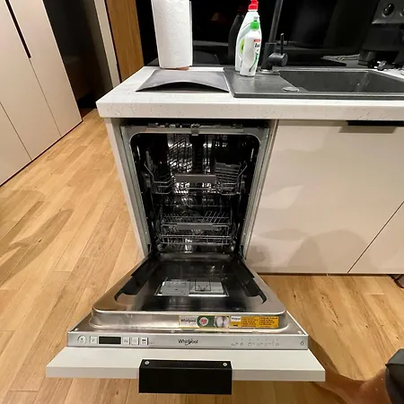 公寓 Time&house Pileckiego Przy Centrum Onkologi I Klinice Novum Na Wylacznosc Pokoj,sypialnia,lozko, Lazienka,kuchnia