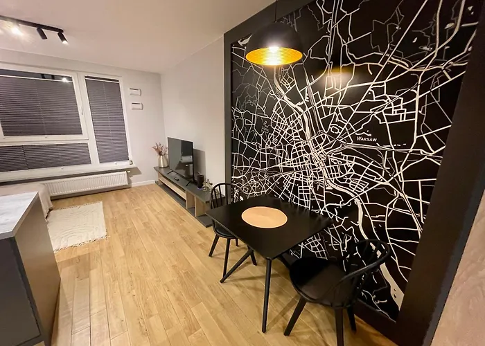 Time&house Pileckiego Przy Centrum Onkologi I Klinice Novum Na Wylacznosc Pokoj,sypialnia,lozko, Lazienka,kuchnia